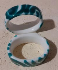 Gmundner Keramik-Serviettenring oval